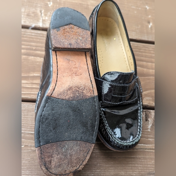 Cole Hahn patent leather loafers sz. 6 - Picture 8 of 9